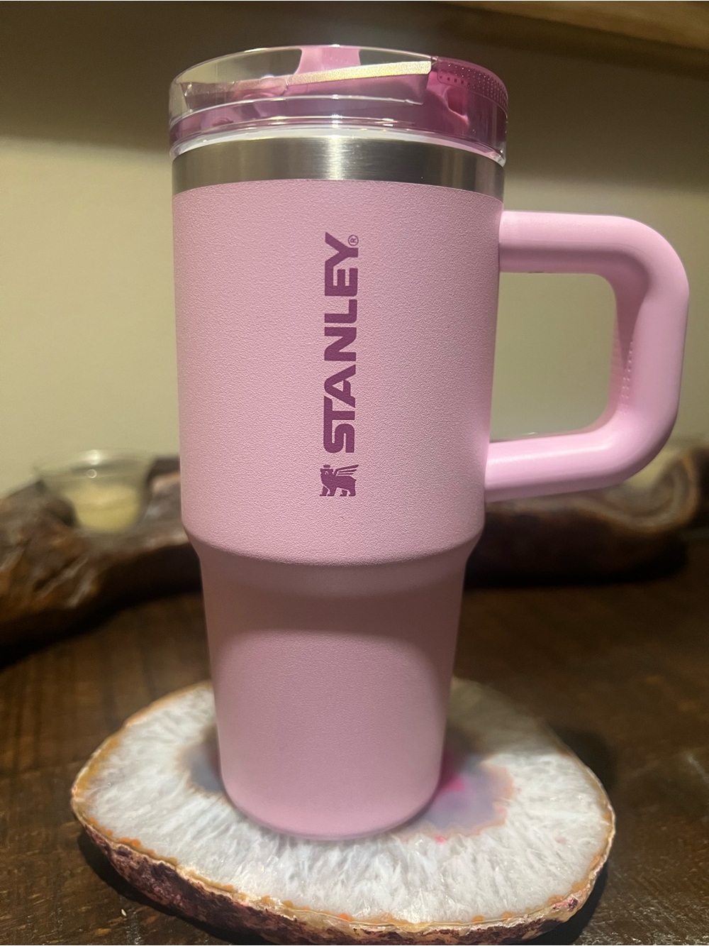 Stanley 14oz Quencher ProTour Flip Straw Tumbler- Cherry Blossom
